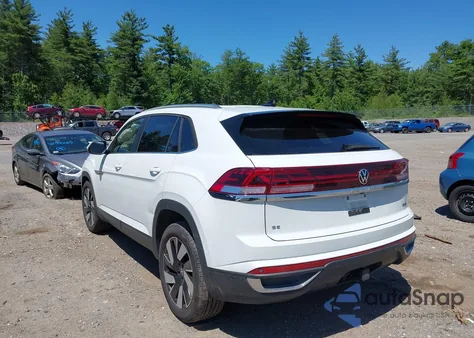 2024 Volkswagen Atlas Cross Sport 2.0T Se W/Technology из США, поврежденный, VIN 1V2HE2CA2RC252542